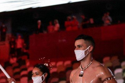 Besuntados ganham destaque na abertura das Olimpíadas