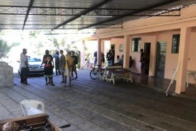 Local onde os 17 jovens atletas eram mantidos em Xerém - Divulgação/Polícia Civil