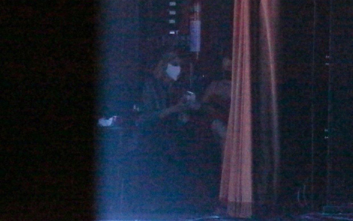 Paolla Oliveira em show de Diogo Nogueira