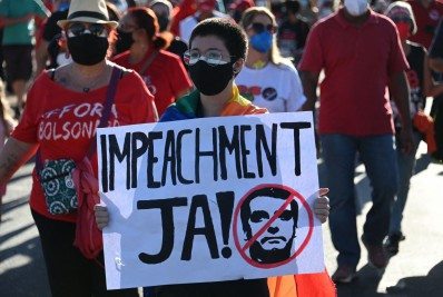 Galeria: Brasileiros voltam às ruas para pedir impeachment de Bolsonaro