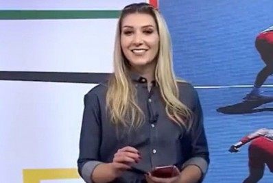 Apresentadora da Band solta palavrão ao vivo e colegas caem na risada
