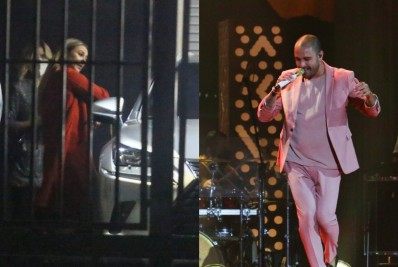 Fotos! Após assumir namoro, Paolla Oliveira vai a show de Diogo Nogueira no Rio