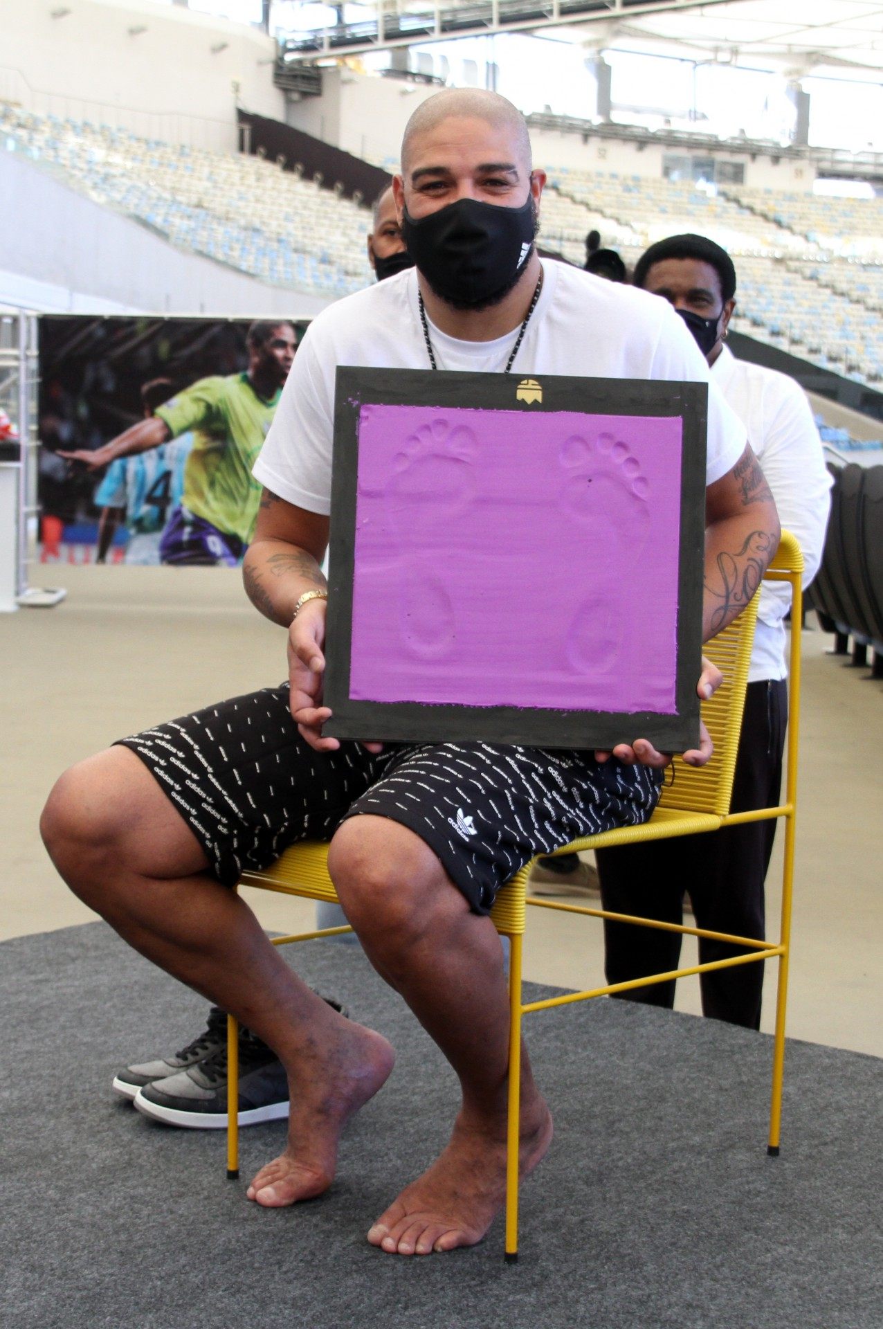 Adriano Imperador na Calçada da Fama do Maracana - Robson Moreira