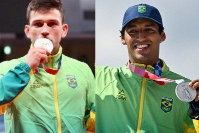 Brasil conquista primeiras medalhas no judô e no skate em dia de show de Rebeca Andrade na ginástica