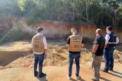 Secretaria de Estado do Ambiente e Inea combatem crime ambiental em Saquarema