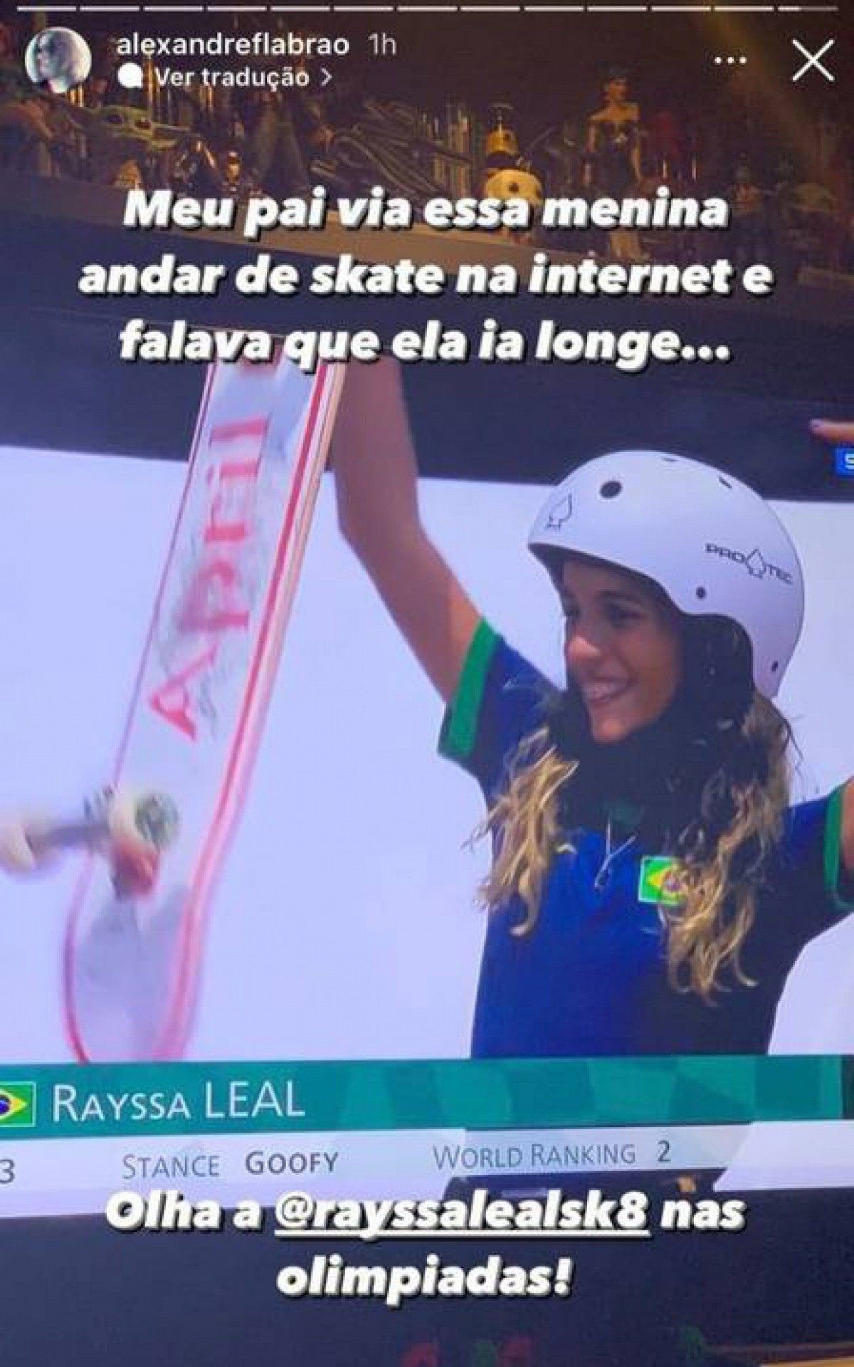 Postagem de Alexandre Abr&atilde;o