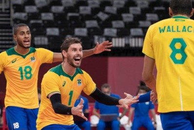 Depois de estar perdendo por 2x0, Brasil consegue virada espetacular sobre a Argentina no vôlei