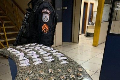 29º BPM apreende drogas, após fuga de suspeito