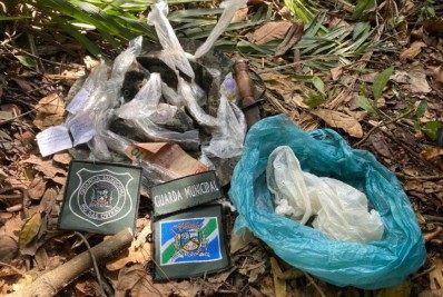 Guardas civis ambientais de Rio das Ostras encontram drogas na APA da Lagoa de Iriry