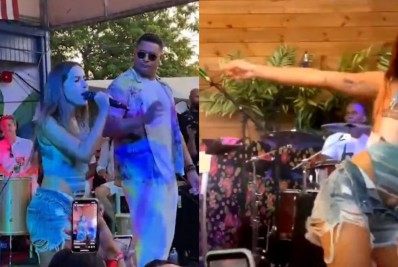 Vídeo! Anitta sobe ao palco e rebola em show do Harmonia do Samba em Miami