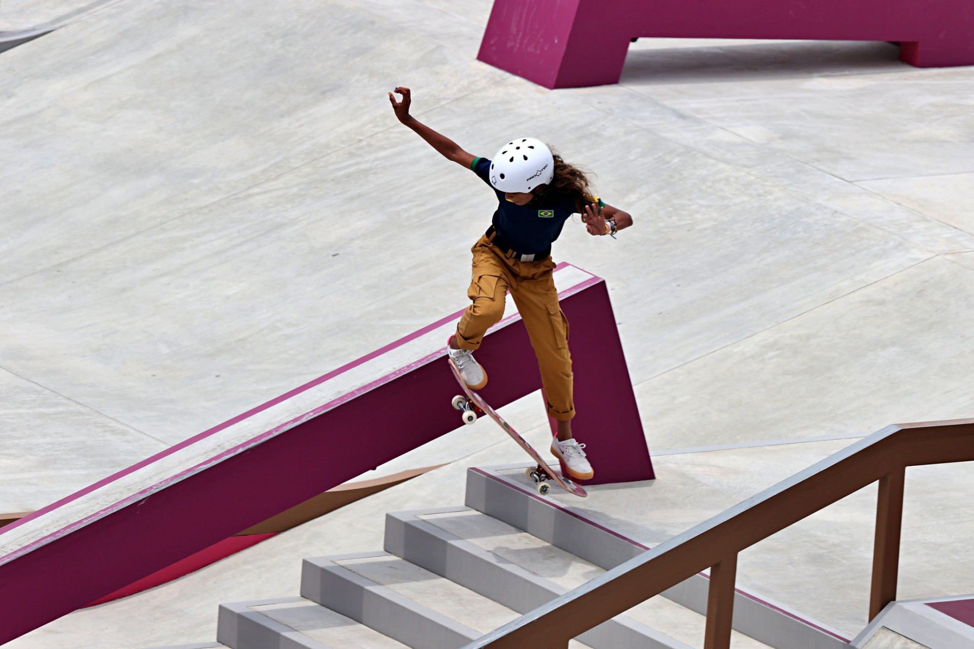 Rayssa Leal conquista medalha de prata no skate street - Breno Barros/rededoesporte.gov.br