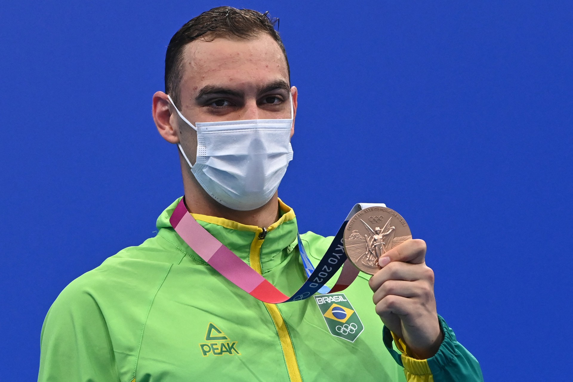 Fernando Scheffer conquistou primeira medalha na nação em Tóquio - AFP