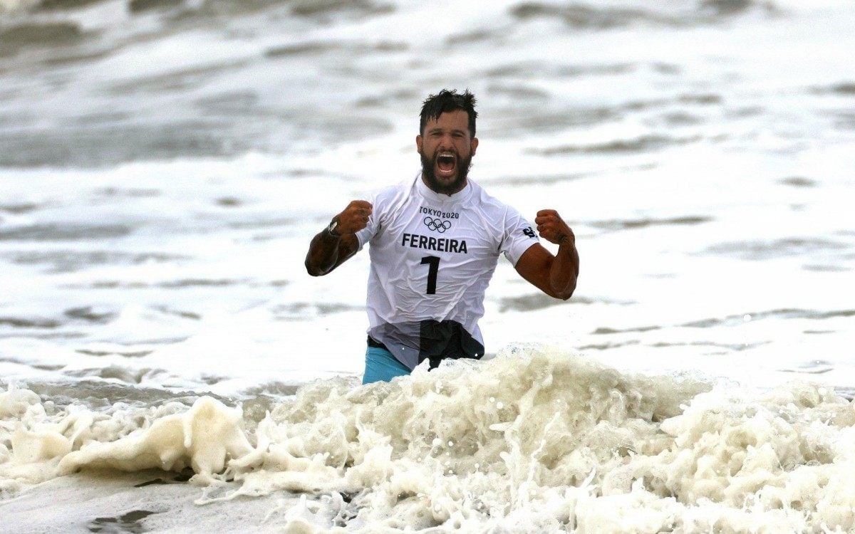 Ítalo Ferreira vence japonês e conquista primeira medalha de ouro para o  Brasil no surfe, Olimpíadas 2020