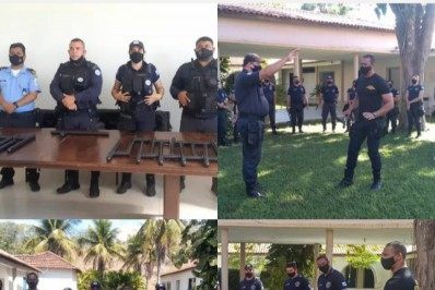 Italva: GCM participa de curso de capacitação para manuseio tático de bastão tonfa