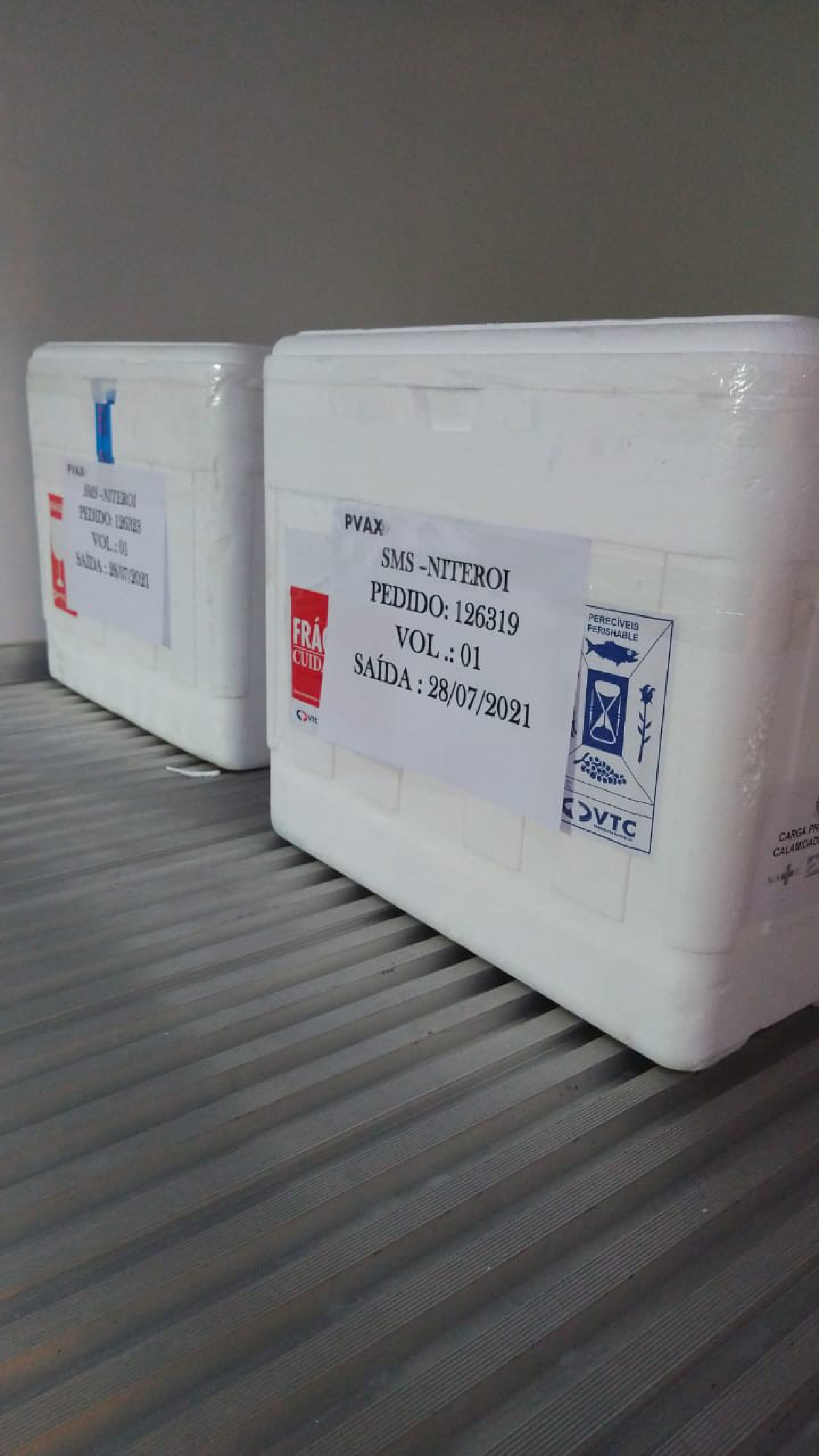 Estado do Rio distribui 583.840 doses das vacinas contra a Covid-19 aos 92 municípios
 - Divulgação