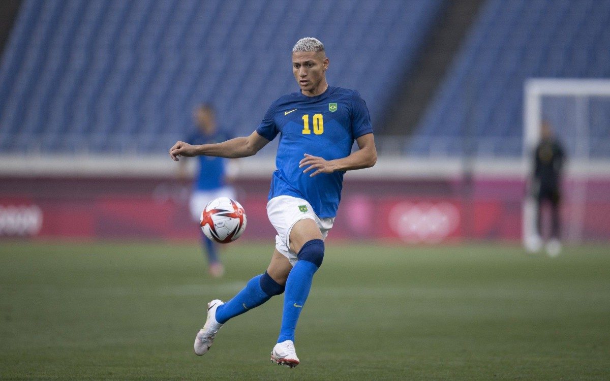 Richarlison participou da Olimpíada de Tóquio