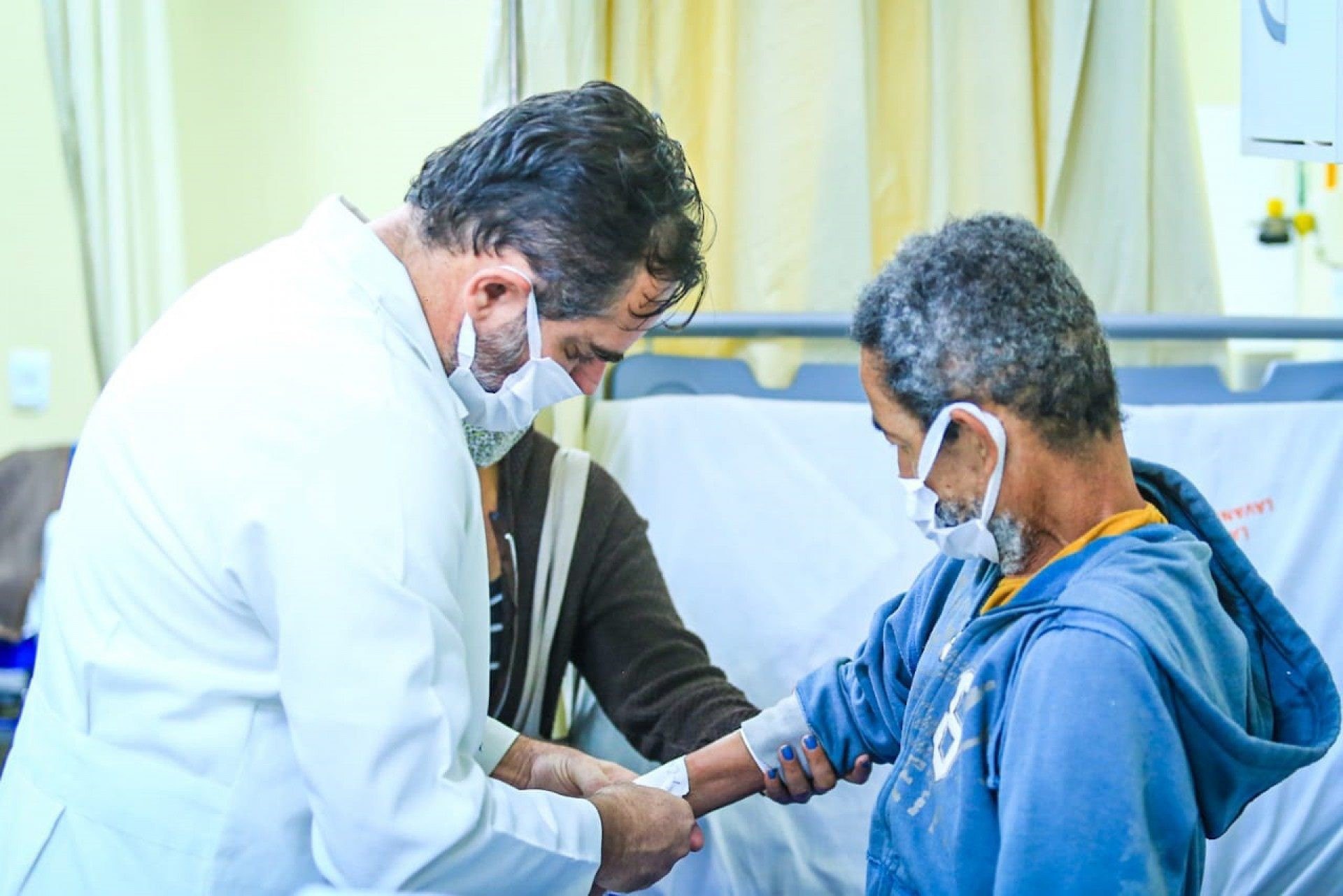 No Hospital Municipal, Jorge Lu&iacute;s teve todos os cuidados at&eacute; se recuperar - Rafael Barreto / PMBR