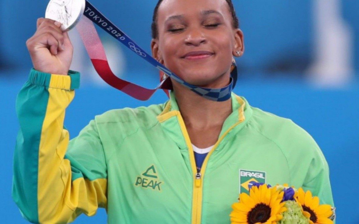 Rebeca Andrade conquistou medalha hist&oacute;rica na gin&aacute;stica