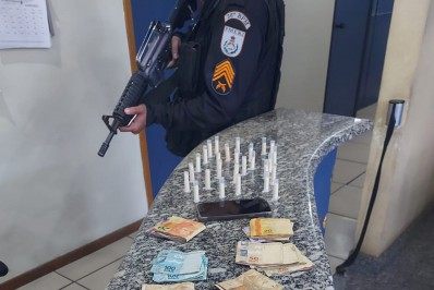 Miracema: Jovem é preso por tráfico durante ação do 36° BPM 