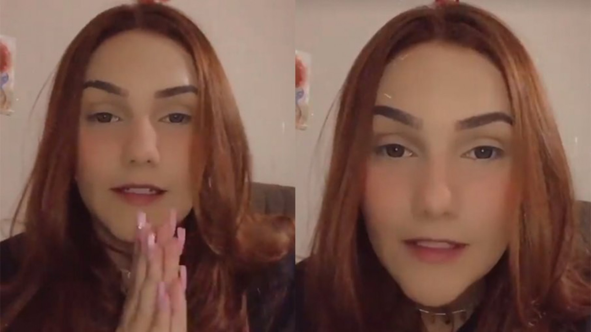 Marylia Gabriela contou que está recebendo xingamentos nas redes sociais, mas afirmou estar com a 'consciência tranquila' - Reprodução Internet