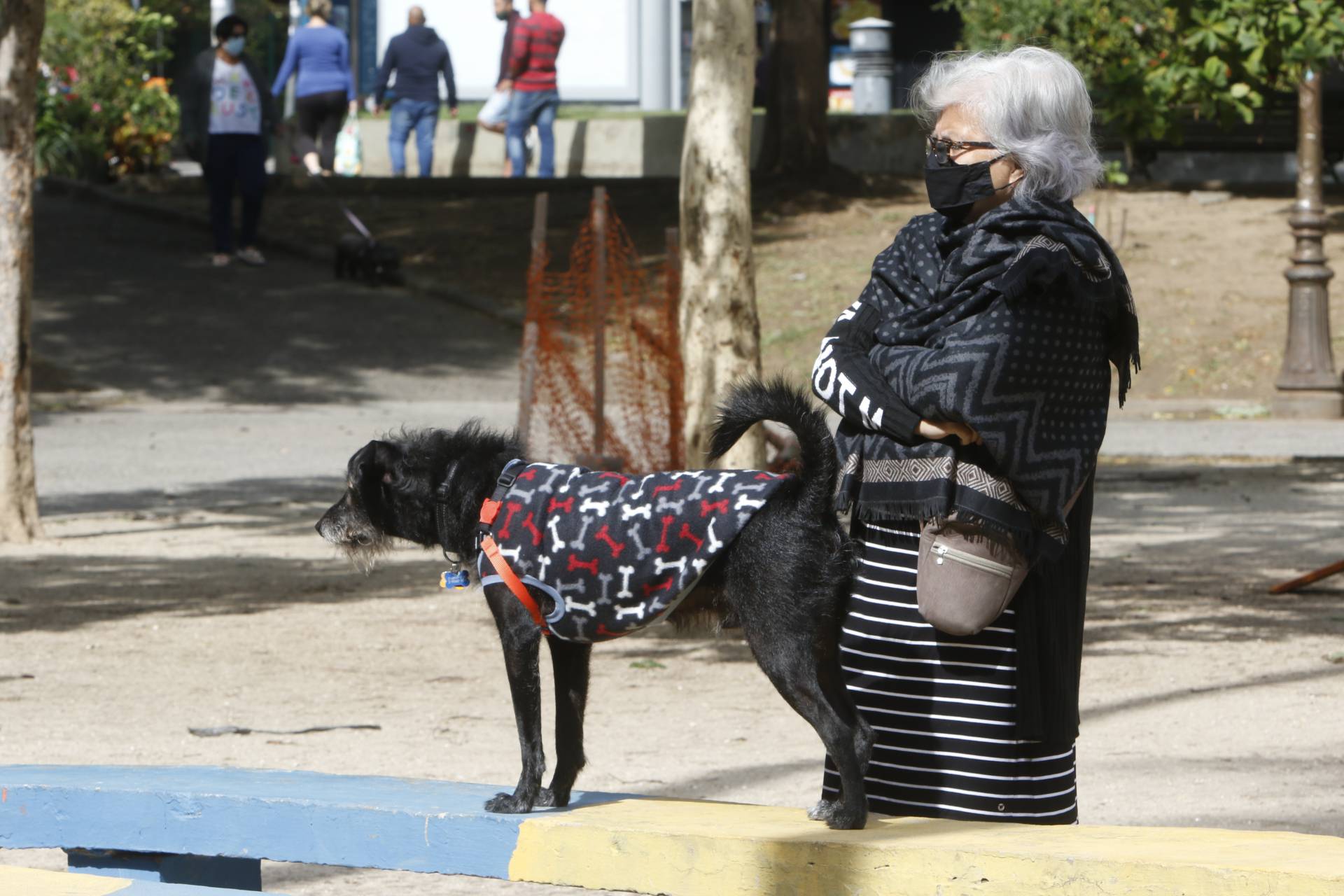 Frio atinge cariocas e animais - Reginaldo Pimenta / Agencia O Dia