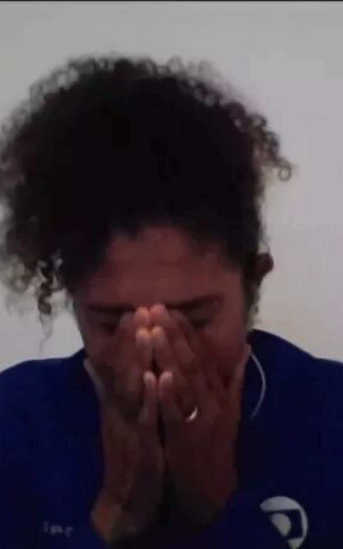 Após queda do Brasil, Cristiane se emociona - Foto: Reprodução/TV Globo