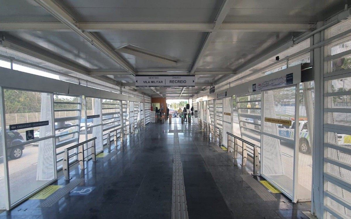Prefeitura reabre esta&ccedil;&atilde;o Tapebuias do sistema BRT
