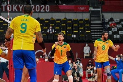 Seleção masculina de vôlei irá testar a base do Time Brasil nos Jogos de Paris