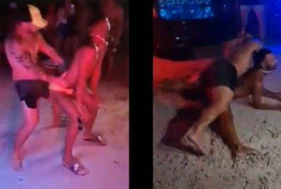 Vídeo! Ex-BBB Hadson Nery dança sensualmente com homem em festa