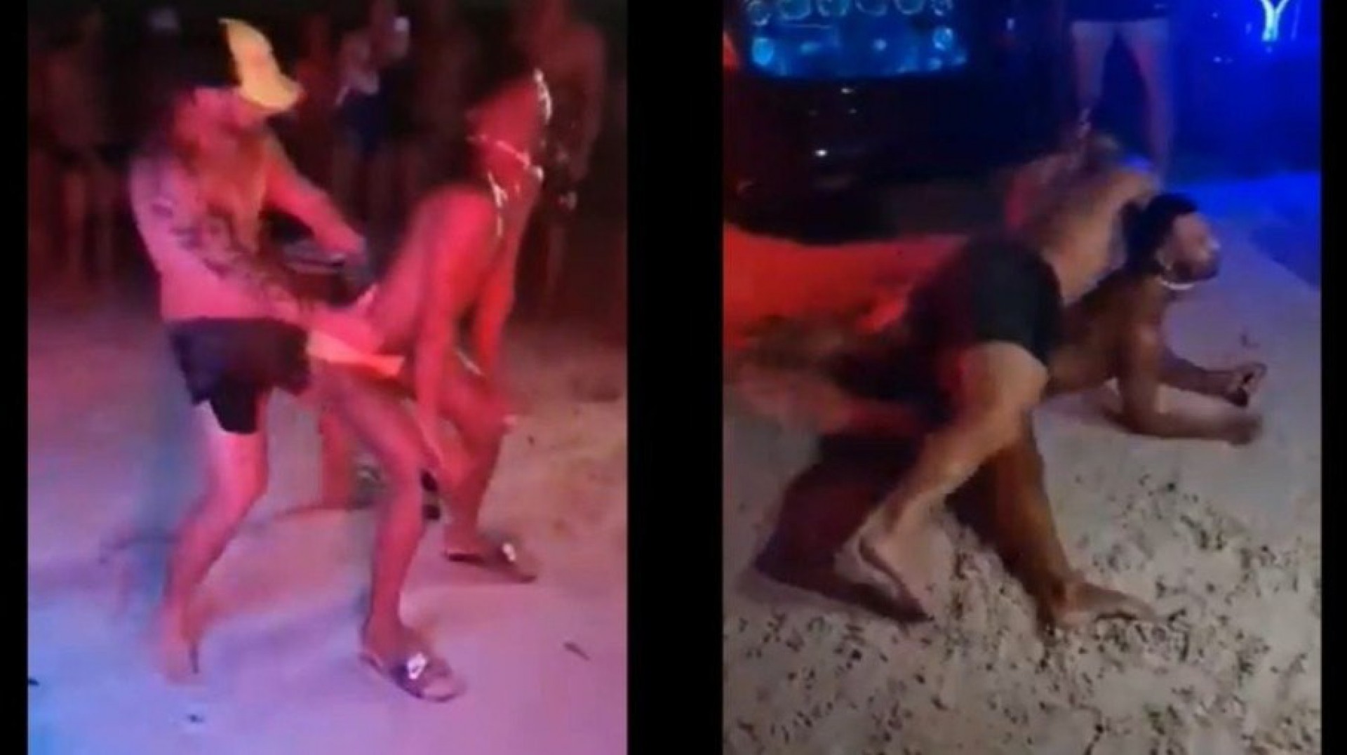 V&iacute;deo! Ex-BBB Hadson Nery dan&ccedil;a sensualmente com homem em festa