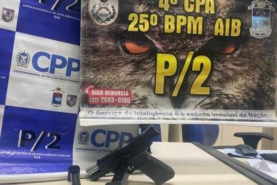  Elementos que planejavam assaltar uma casa são presos com arma em Araruama