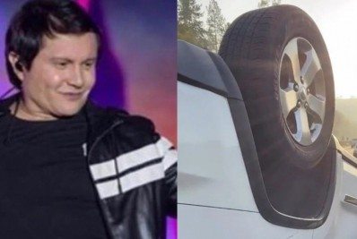 Cantor Giovani sofre acidente de carro