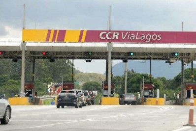 Pedágio da ViaLagos sofre aumento de 16% a partir de domingo (1º)