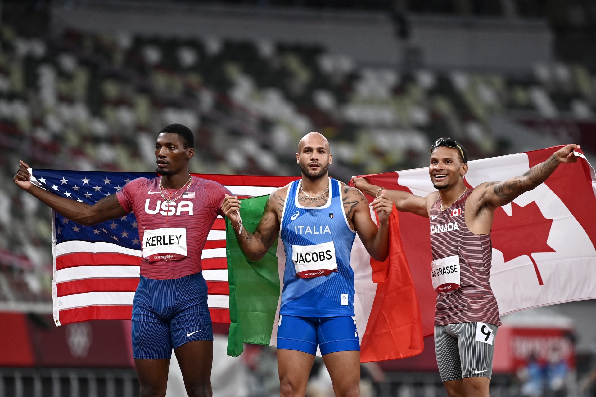 Italiano leva ouro nos 100m e é o novo homem mais rápido do mundo