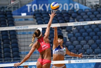 Ana Patrícia e Rebecca perdem para suíças e Brasil dá adeus a chance de medalha no vôlei de praia feminino