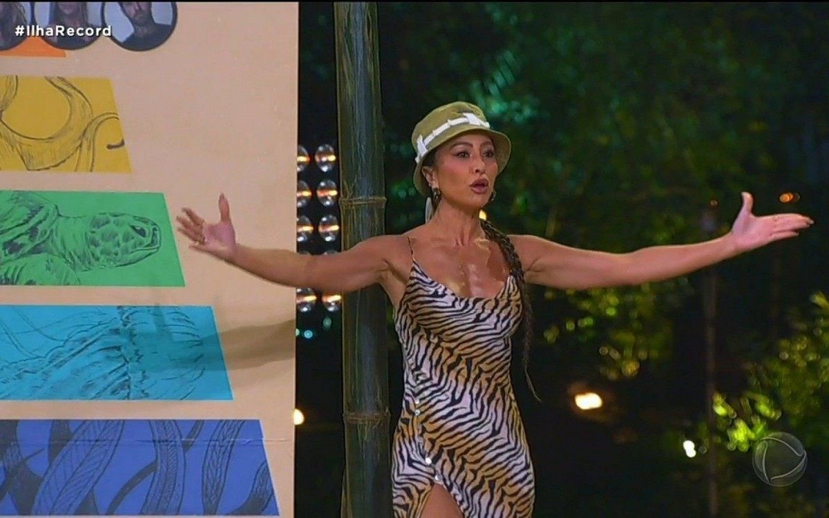 Sabrina Sato comanda dinâmica que eliminou a 'alga' da casa