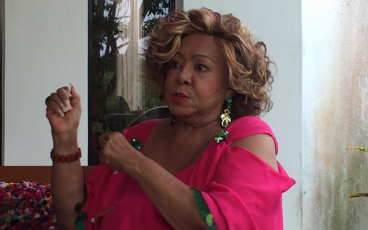 Alcione no filme "Mangueira em dois tempos"
