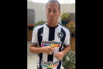 Benjamin Back entra em campanha de patrocinadora do Botafogo e revolta torcedores