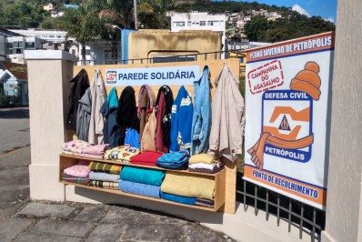 Parede Solidária intensifica campanha de inverno com arrecadações na sede Defesa Civil