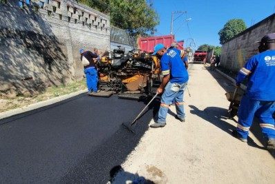 Prefeitura de Magé entrega mais uma via pavimentada no bairro Barbuda