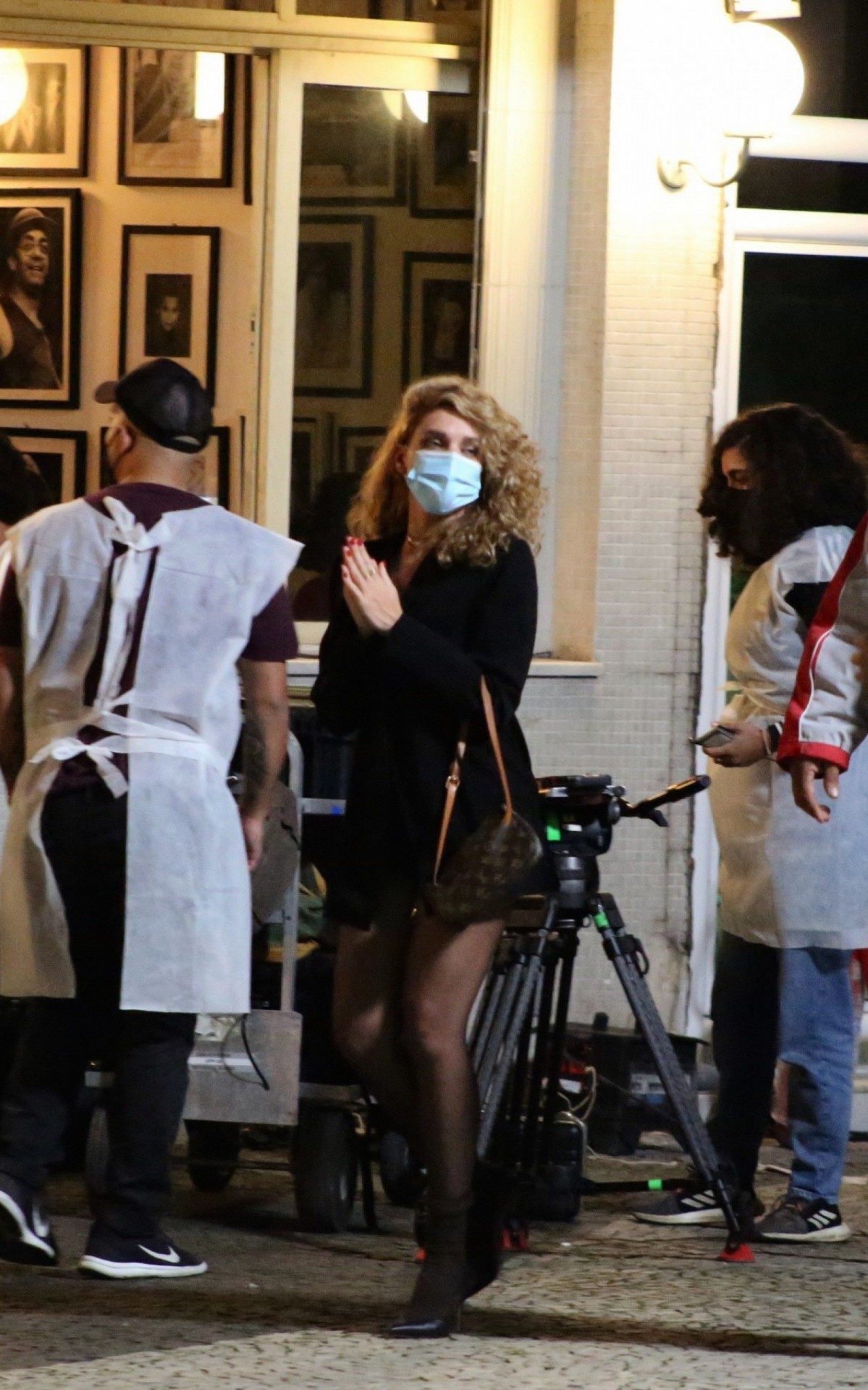 Bruna Linzmeyer grava cenas de 'Pantanal'