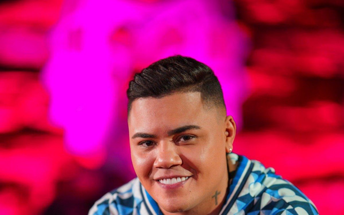 Felipe Araújo na gravação do DVD 'Check'