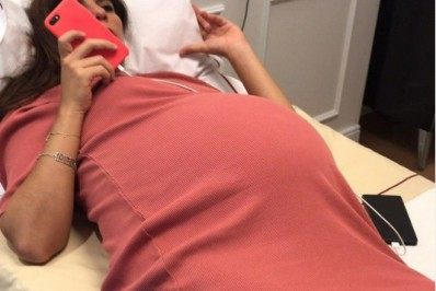 Andréia Sadi fez entrevista momentos antes de parto