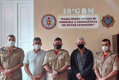 Secretaria de Turismo de Búzios tem reunião com 18º Grupamento do Bombeiro Militar
