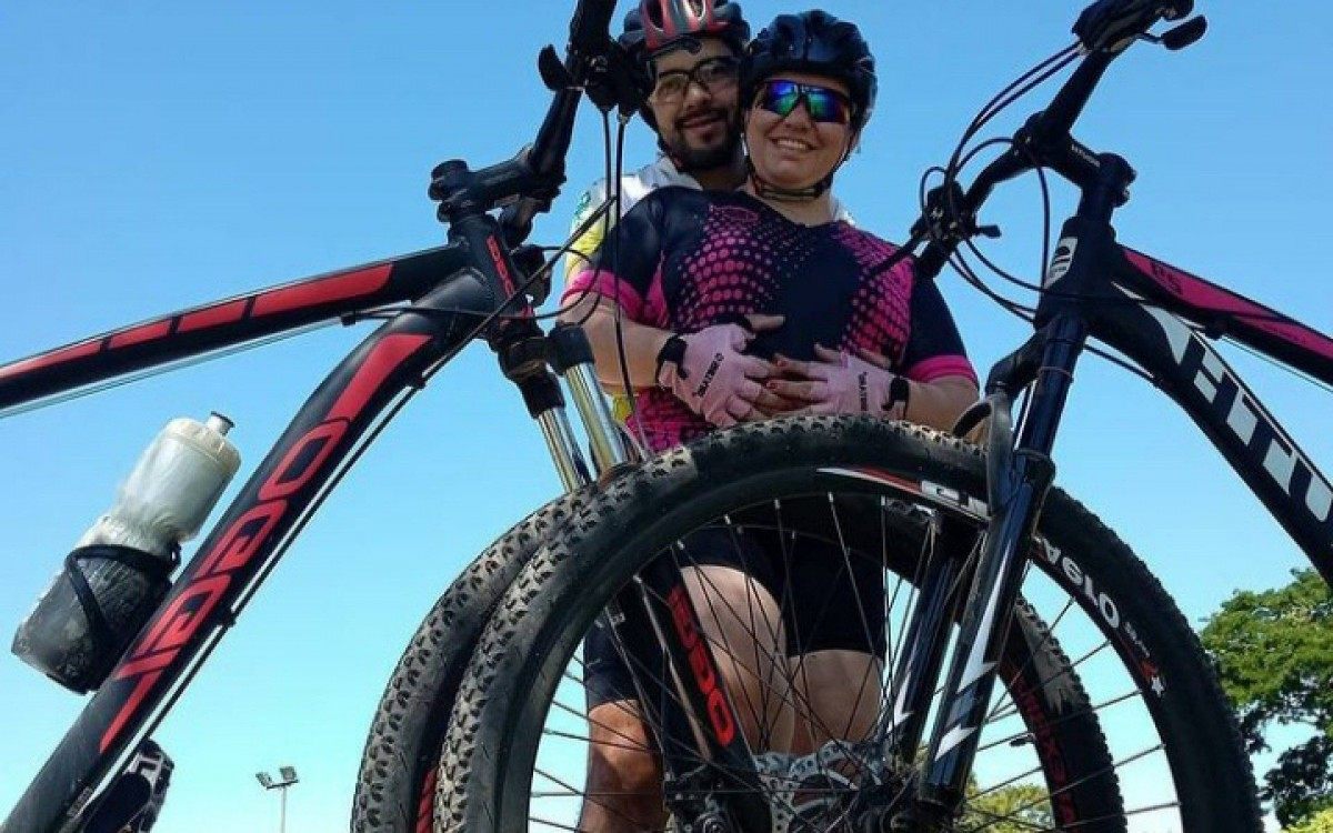 Aroldo Lima e a esposa. 