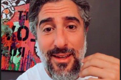 Marcos Mion se emociona com ligação de Luciano Huck