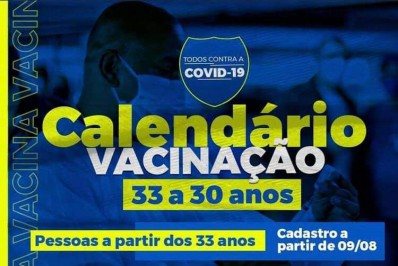 Novo calendário de vacinação contra COVID-19: faixa etária será reduzida para 30 anos