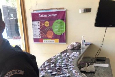 Polícia prende homem por tráfico de drogas, em Guapimirim