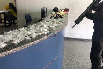 Confronto no MCMV deixa um ferido e grande quantidade de drogas apreendidas