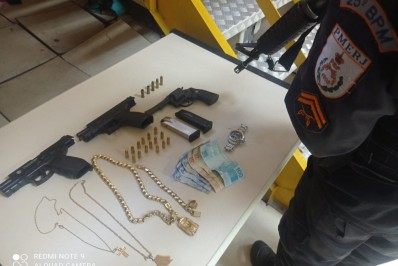 Confronto com a PM termina com três criminosos feridos em Búzios